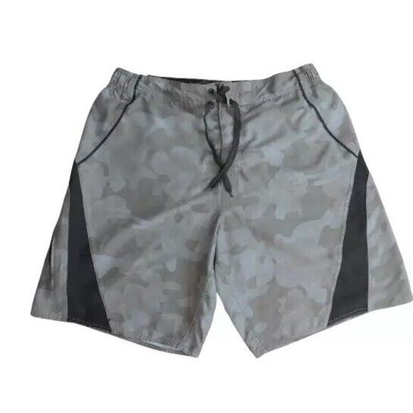 Joe Boxer Swim Trunks Mens L Camo Board Shorts Mesh Lined Summer Athletic Short - Picture 1 of 10